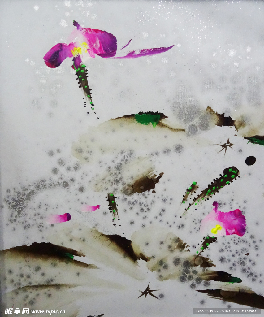 抽象油画