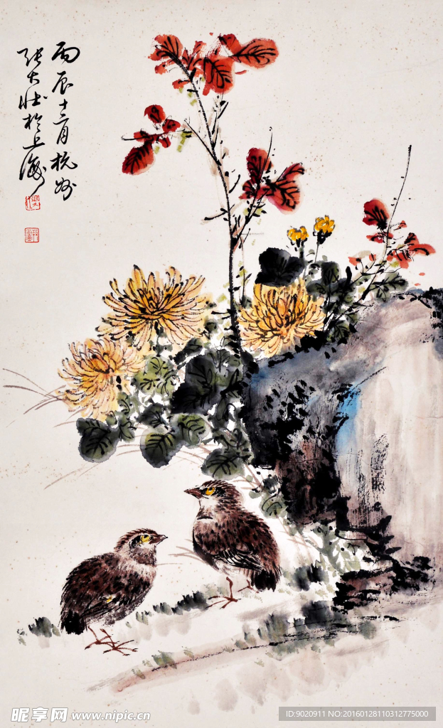 张大壮 花鸟