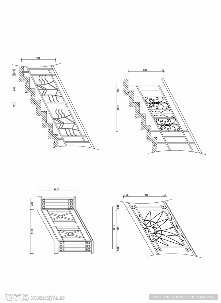 楼梯CAD图纸