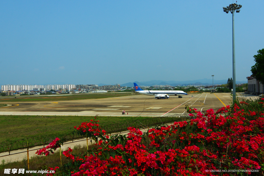 梅州机场 机场风景