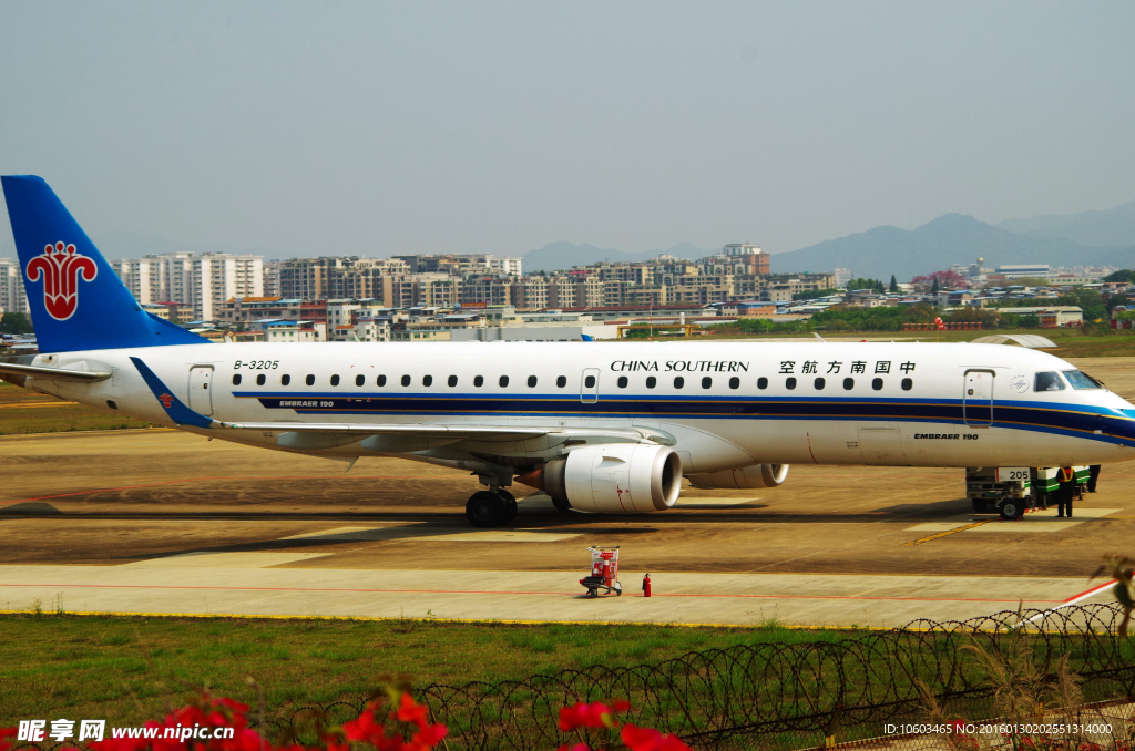 南方航空 停机下客