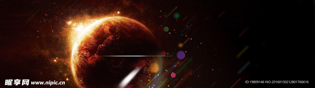 璀璨宇宙背景图