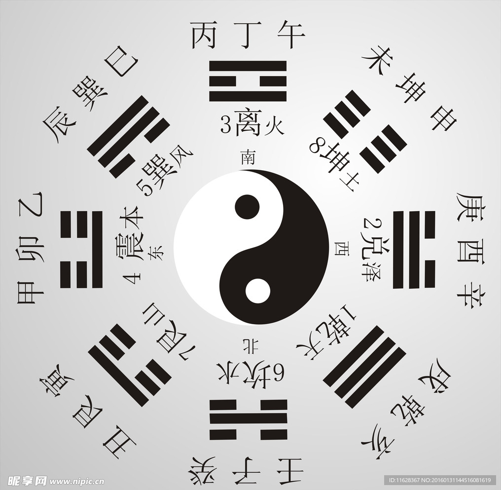 太极八卦图标
