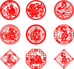 2016年猴年剪纸