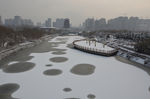 汉城湖冬景