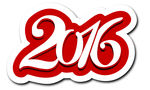 2016 新年 设计  数字