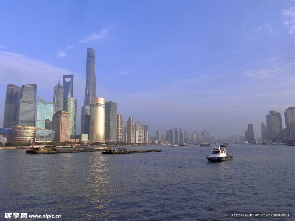 上海黄浦江畔风景