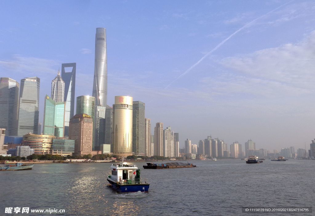 上海黄浦江畔风景