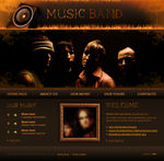 国外乐队音乐制作网页设计