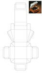 盒子刀版 展开图 包装盒 礼品