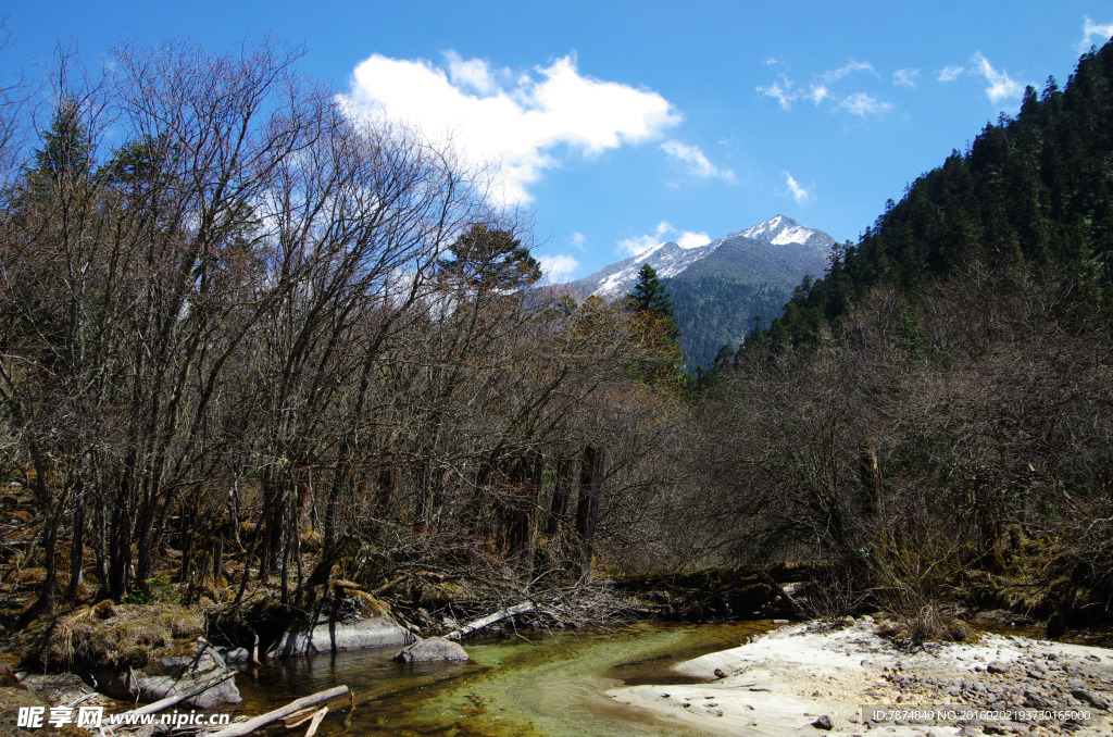 高原雪山
