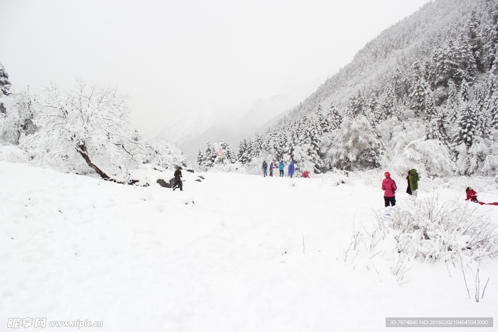 老君沟雪景