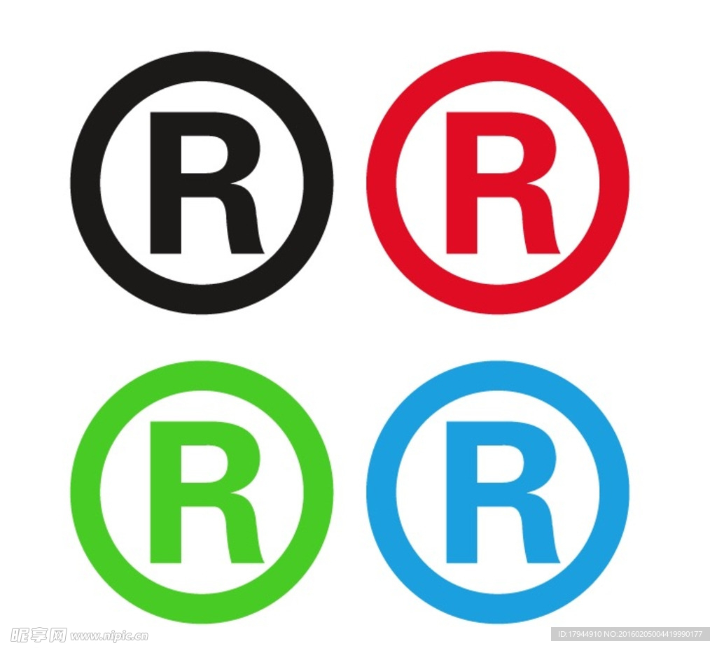 商标标志圈R