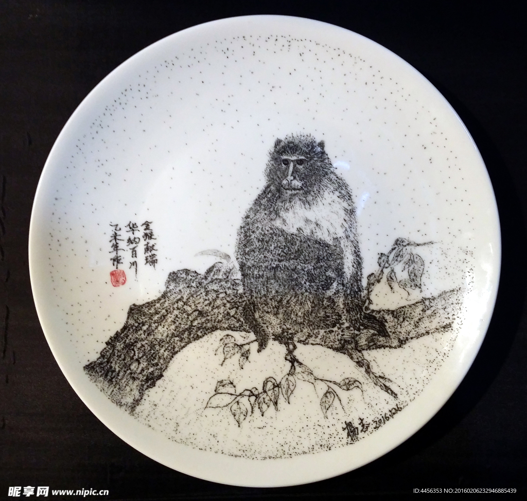 刻瓷艺术  刻瓷作品