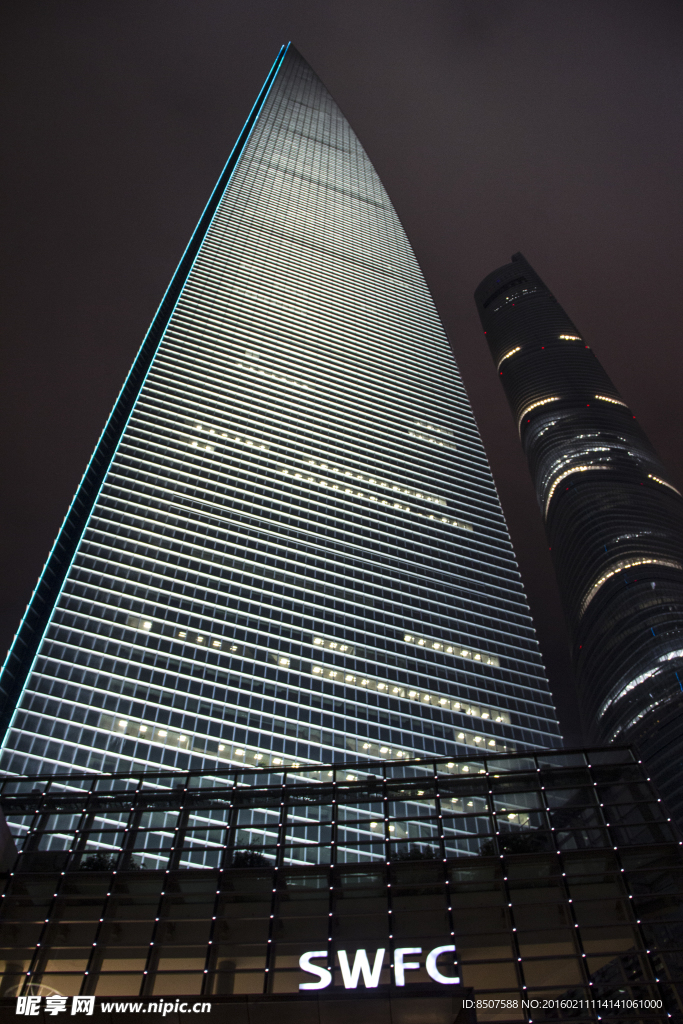 环球金融中心夜景