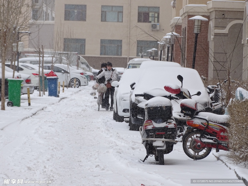 雪后小区