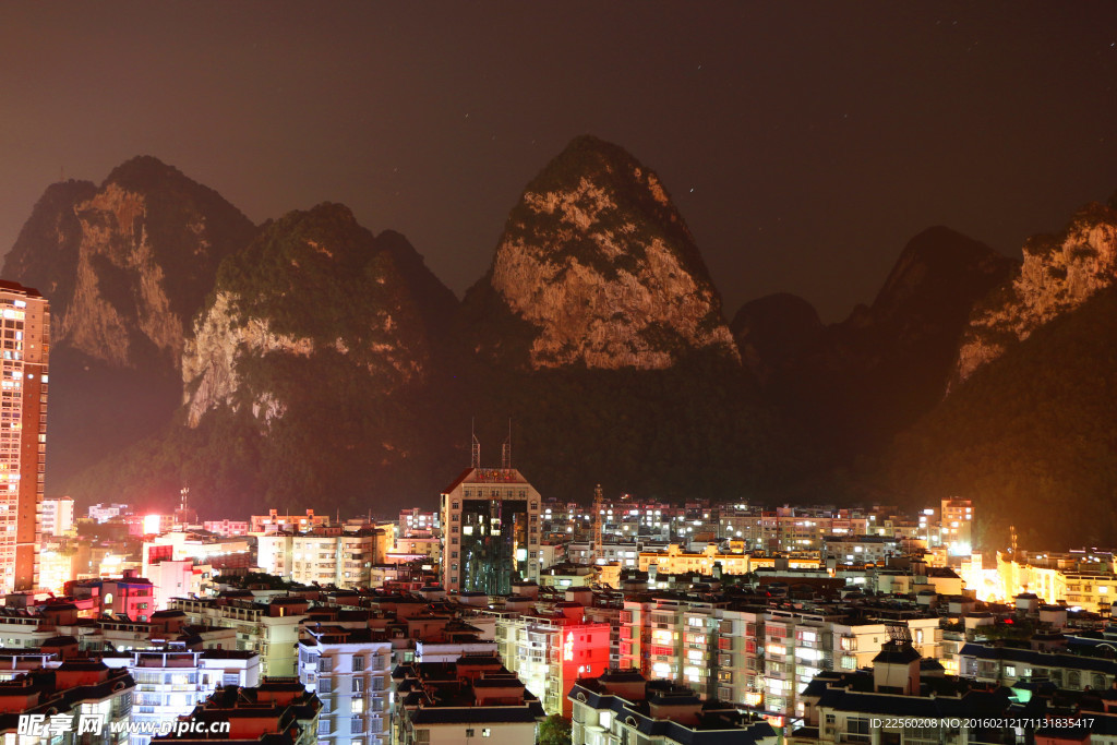 河池夜景