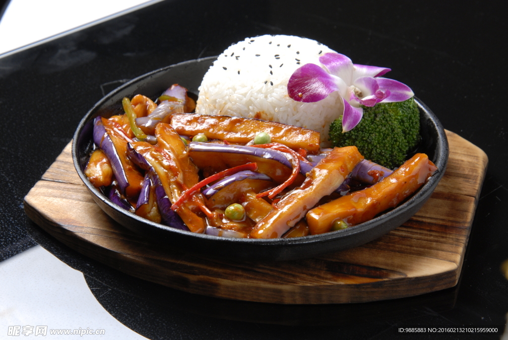 鱼香茄子饭