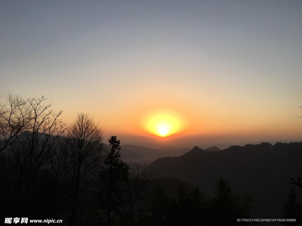 红霞 夕阳红  黄昏