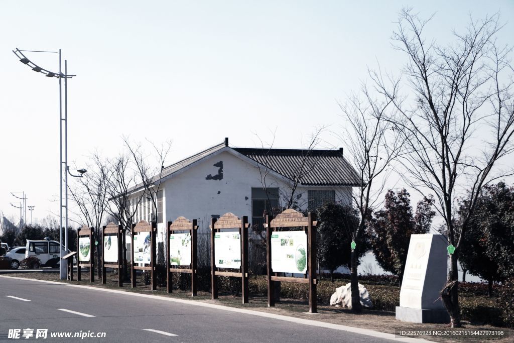 金乡湿地公园一角