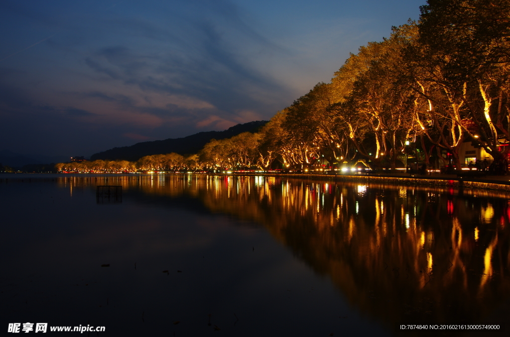 西湖夜景