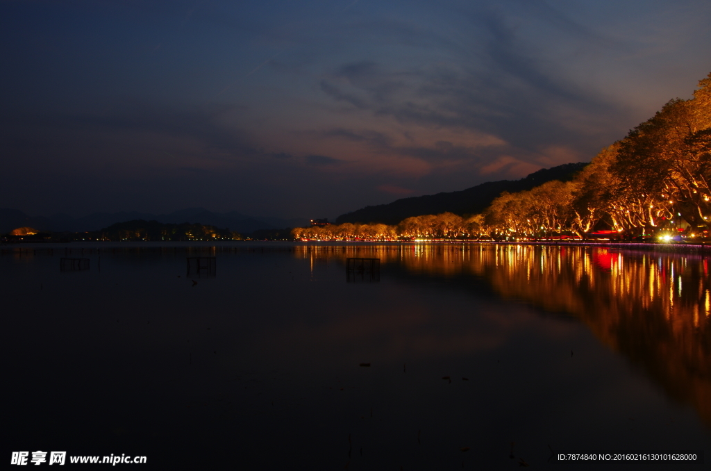 西湖夜景