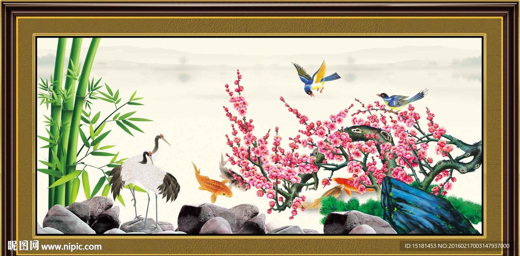 工笔花鸟
