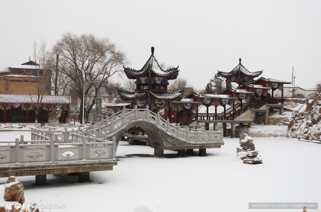 雪中即景