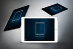 IPAD平板电脑场景效果PSD