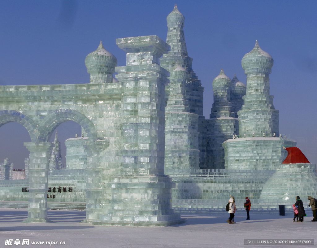 哈尔滨冰雪大世界风景