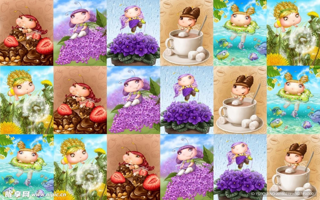 卡通印花