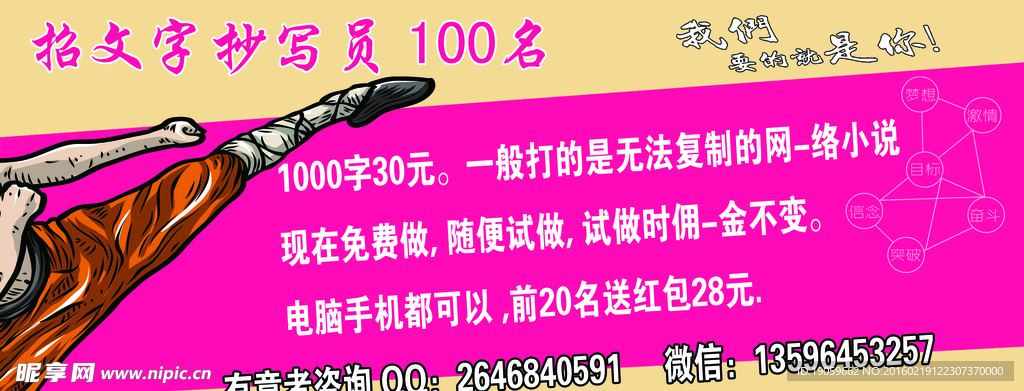 招聘打字员