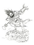 西游记人物  白描