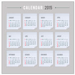 2015年日历