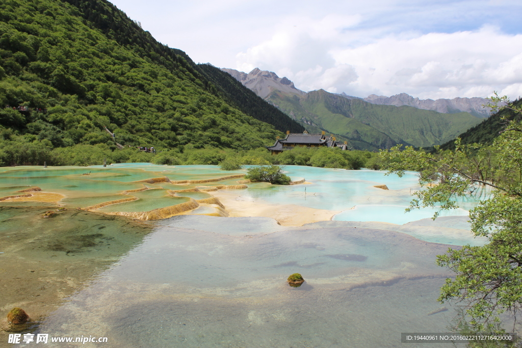 九寨沟 山水
