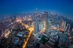 南京 夜景 俯瞰