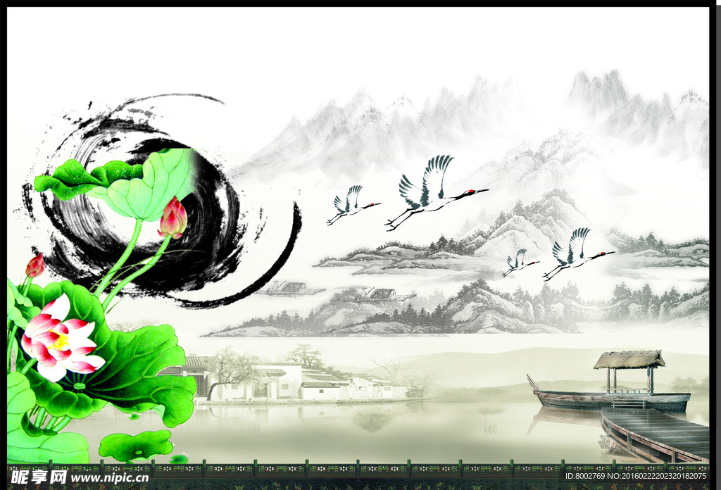 江南水墨画