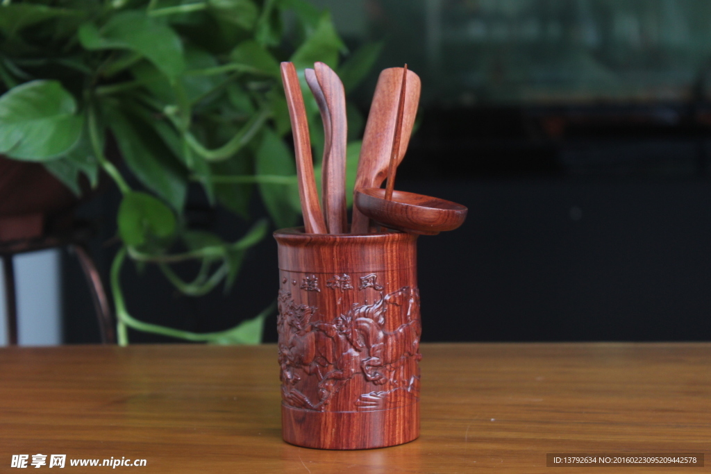 花梨木 茶具