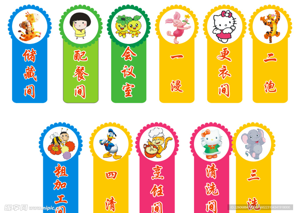 幼儿园门牌