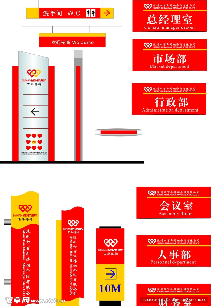 导视牌VI设计宣传