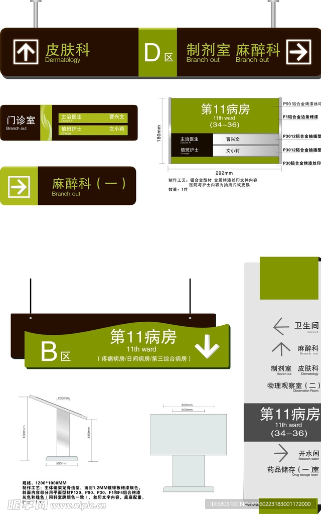 室外引导标识牌VI设计