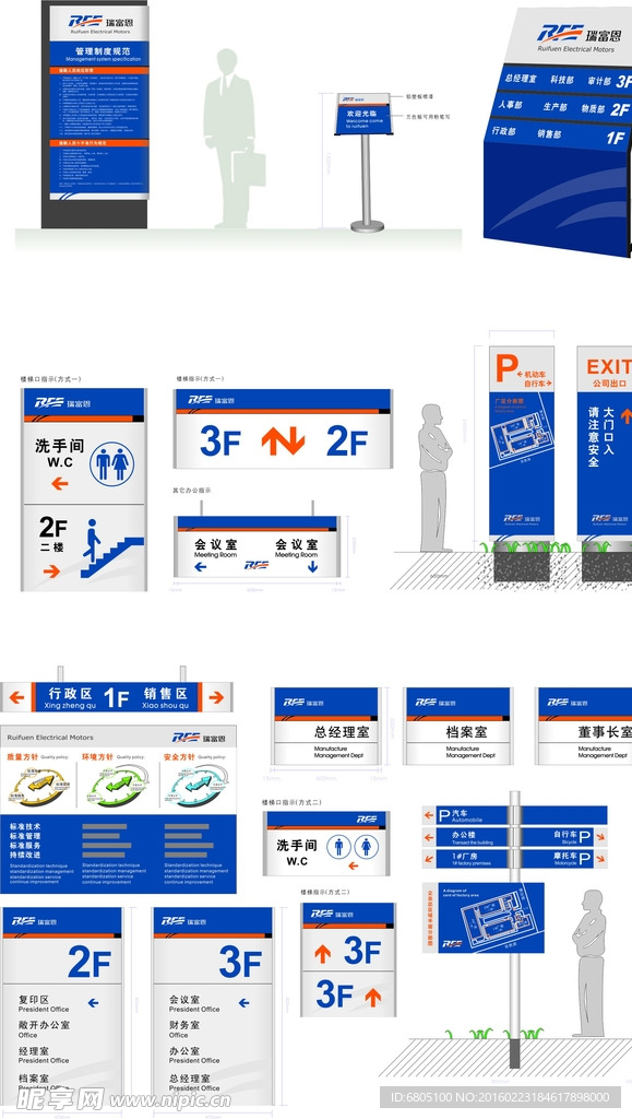 室外公园导视牌VI