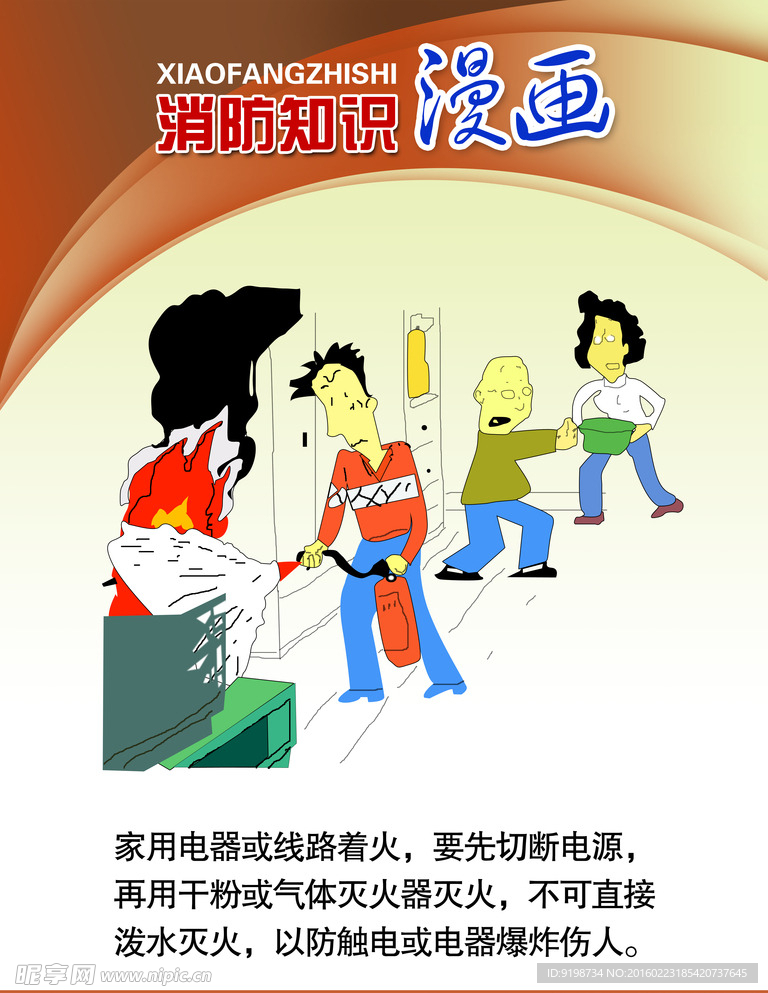 消防知识漫画