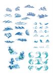 海浪花纹