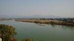 白茅洲 湖水 山村 山水田园