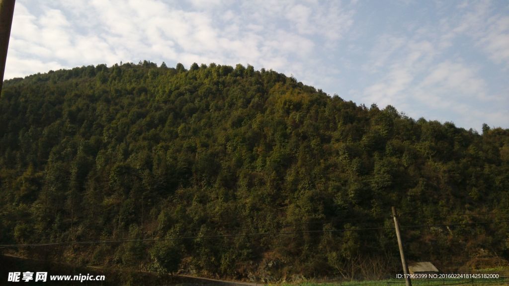 高山云层