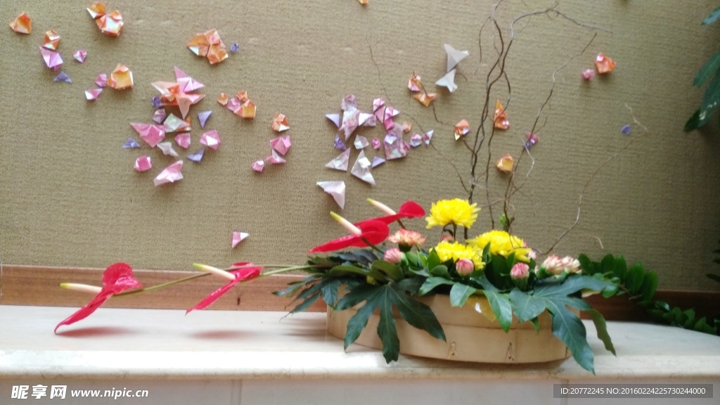 红掌插花花艺
