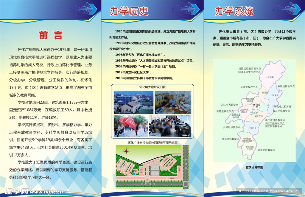 大学展板设计