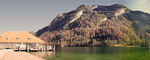 公园湖景