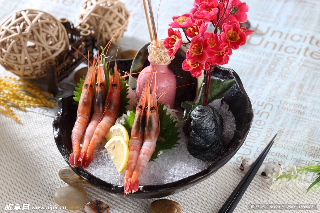 甜虾刺身